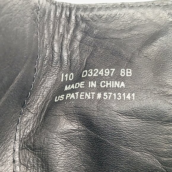 Cole Haan Black Leather & Suede Knee High Riding Boots Women's 8 17" Shaft EUC - Picture 14 of 16